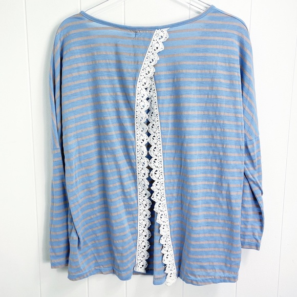 ❌SOLD❌ UMGEE Open Back Lace Trim Long Sleeve Top - Picture 6 of 6